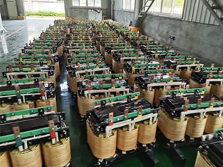 為西安某項目生產的84臺100KVA驗收合格